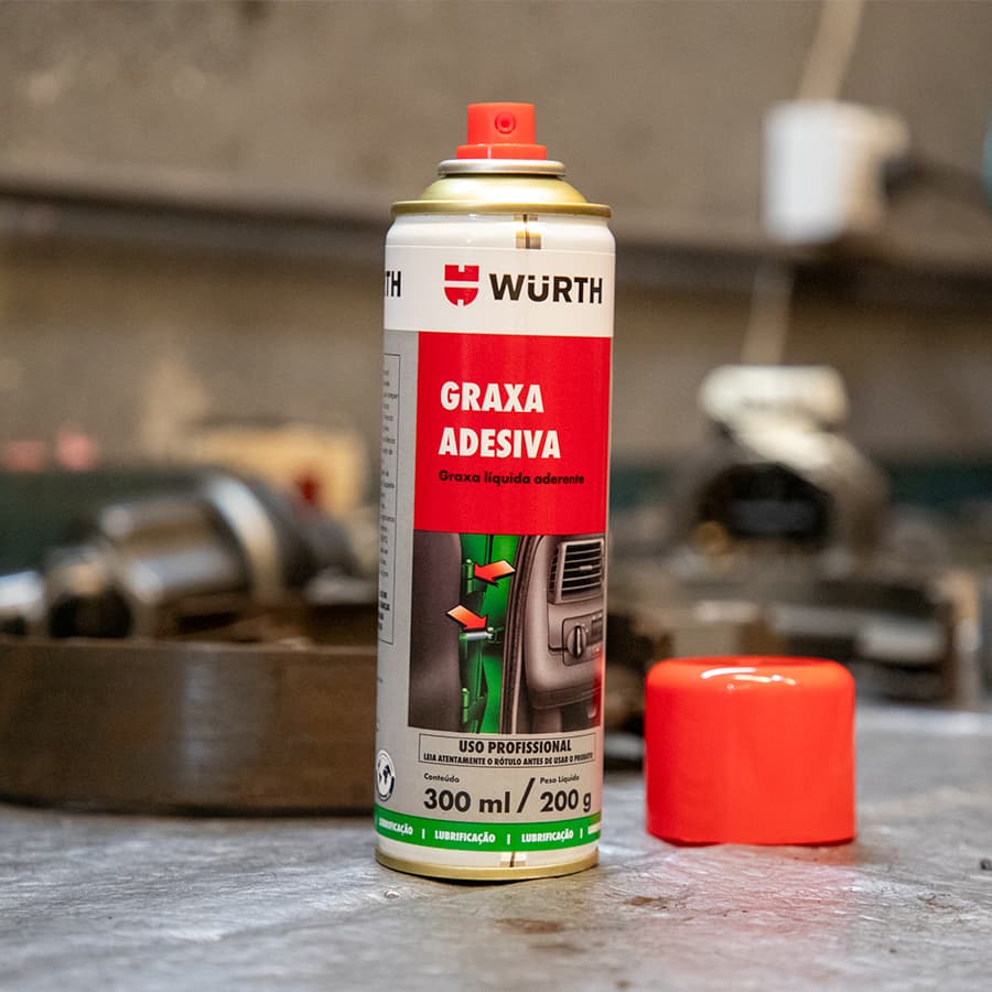 Graxa Liquida Aderente Wurth Spray 300ml