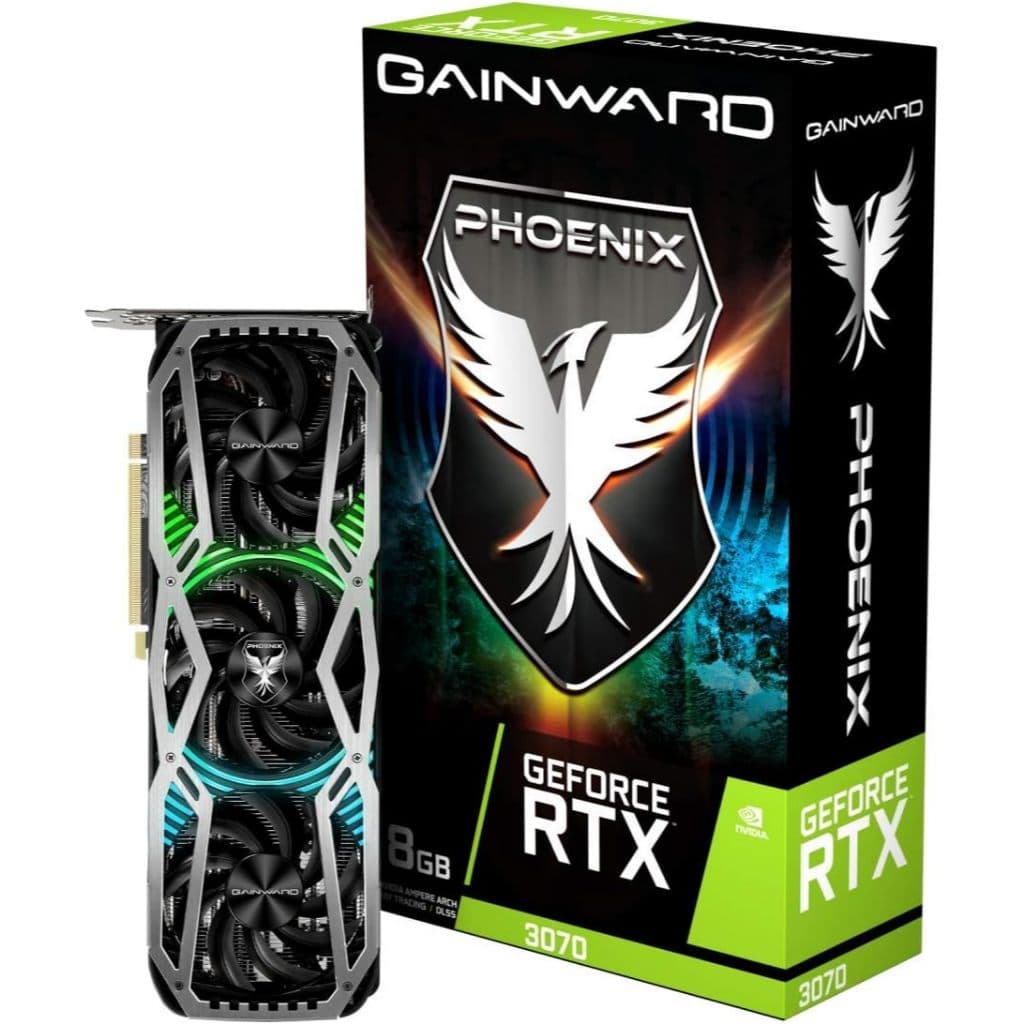 Placa de Vídeo Gainward - GeForce RTX 3070 Phoenix, 8GB GDDR6