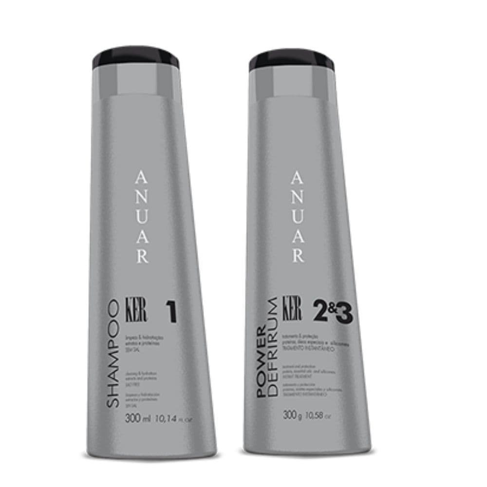 Kit Manutenção Ker 600ml - Cabelos Alisados - Anuar