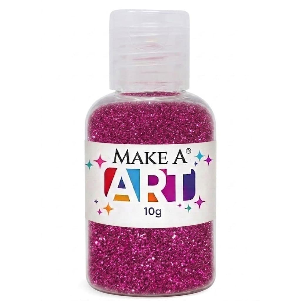 Glitter Rosa Pink Fino Unhas Resina Maquiagem Vela 10 Gramas