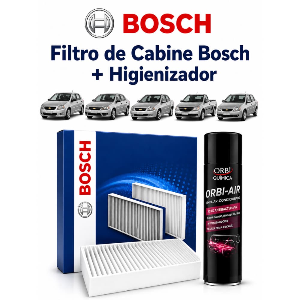 Filtro Cabine Bosch Corsa Classic Montana Opção Orbi