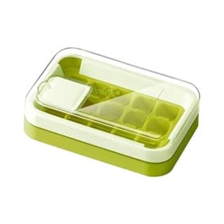 Molde de Gelo com Caixa e Tampa – Prático para Arremesso em Casa, Armazenamento Ideal na Geladeira