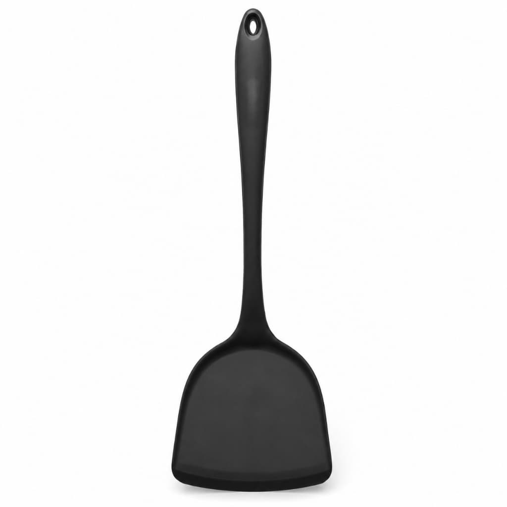 Espátula de Silicone 32cm Reta Para Cozinha Fritura Omelete Hambúrguer