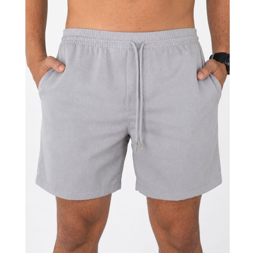 Bermuda Linho Masculino Mauricinho Premium Bolsos Anti-Areia Verão Praia | Dia a Dia | Casual | Original