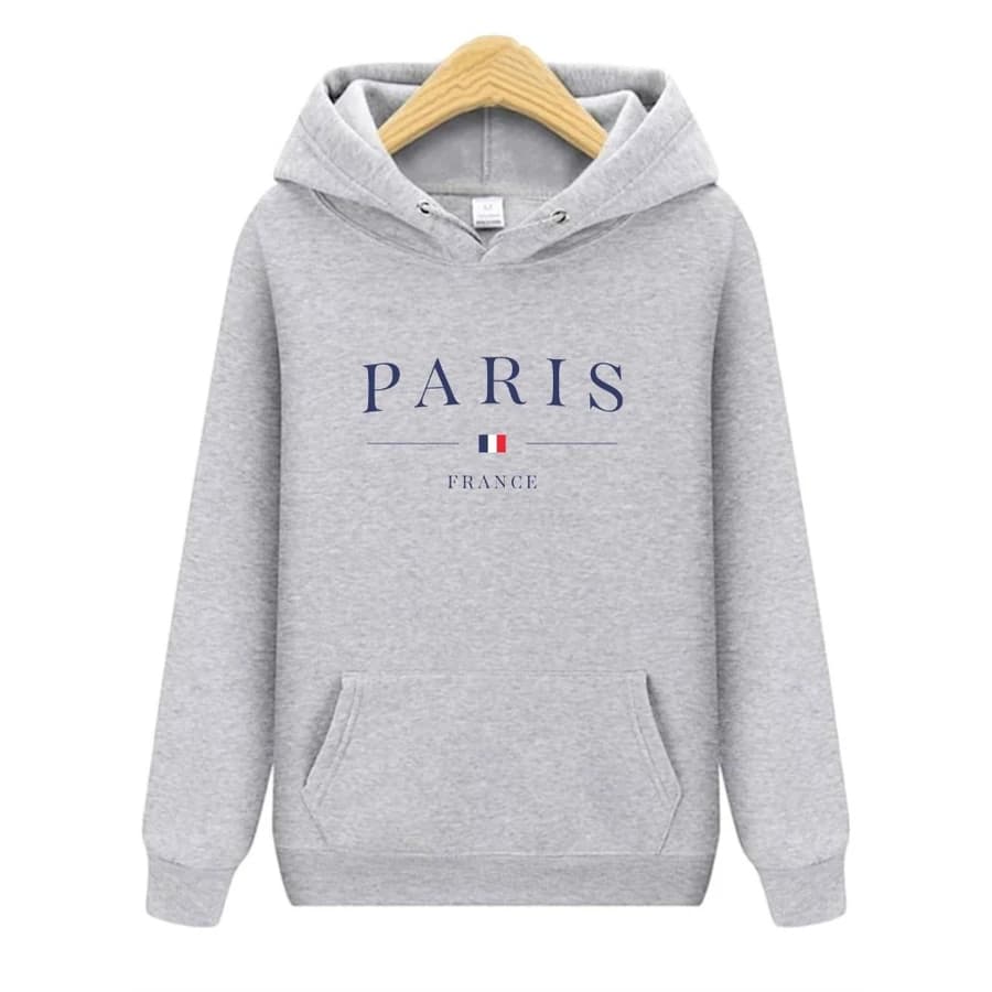 Moletom Paris 100% Algodão Leve Versátil Minimalista Para Inverno Envio Rápido