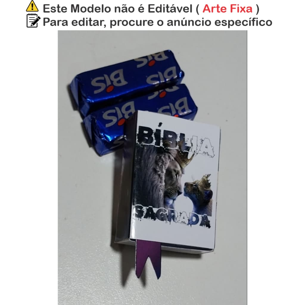 25 un - Caixinhas Bíblicas - Culto de Jovens - em Papel Fotográfico, com Montagem fácil - Leão coroado - cod Lc01
