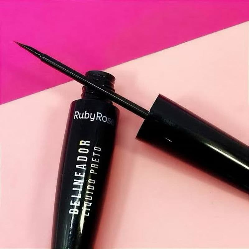 Delineador Líquido Preto Alta Pigmentação Ruby Rose