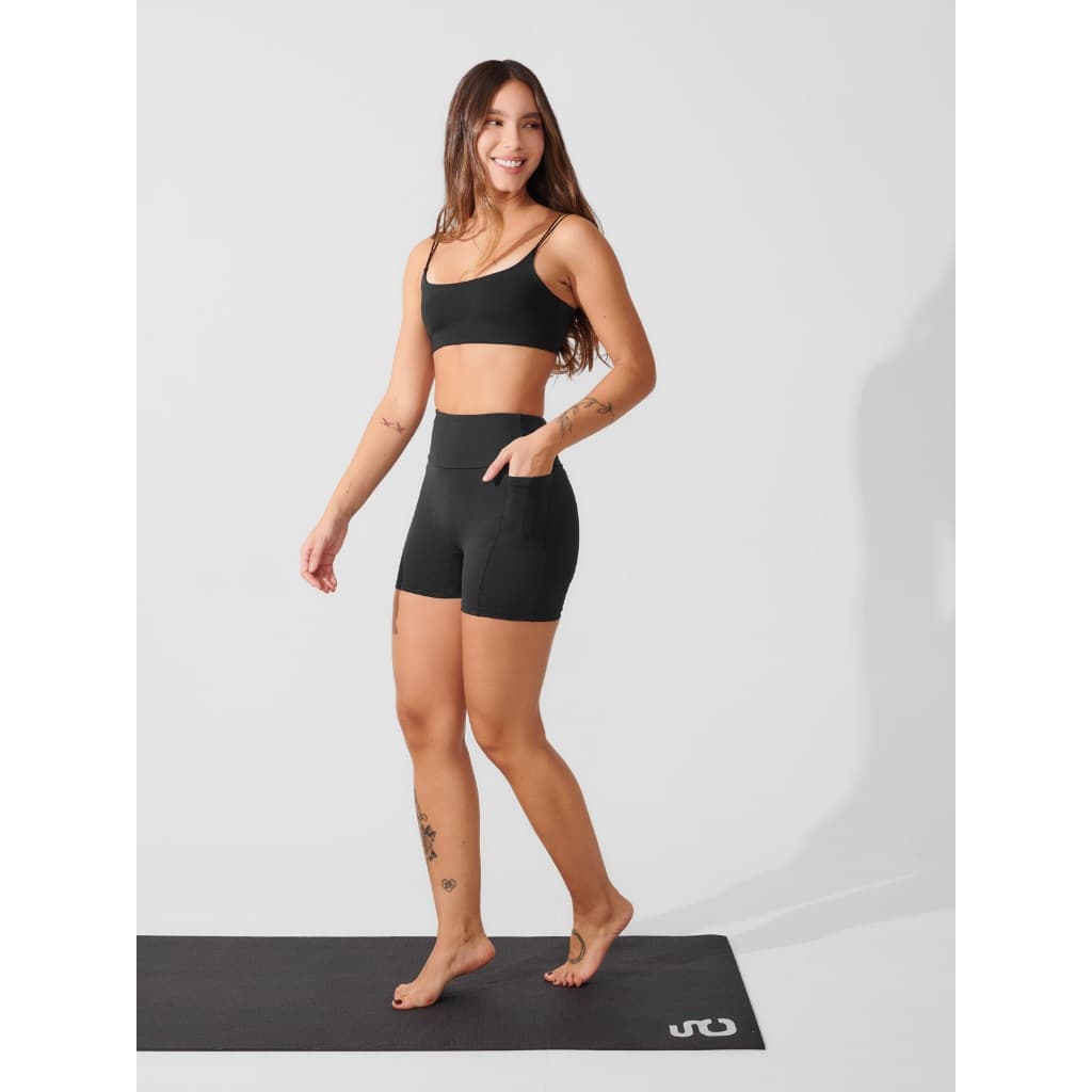 Conjunto Bermuda de Compressão + Top Alça Dupla
