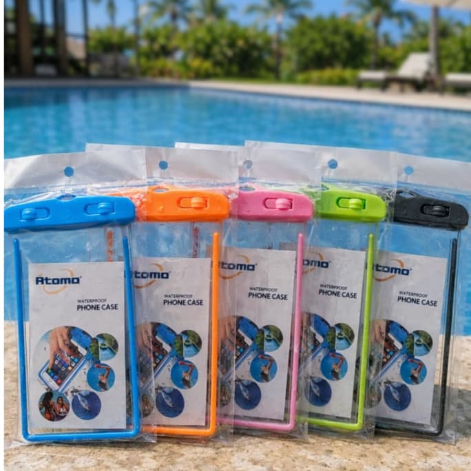 CAPA DE CELULAR À PROVA D'ÁGUA UNIVERSAL | IMPERMEÁVEL PARA PRAIA | PISCINA | MERGULHO | ANDROID | IPHONE