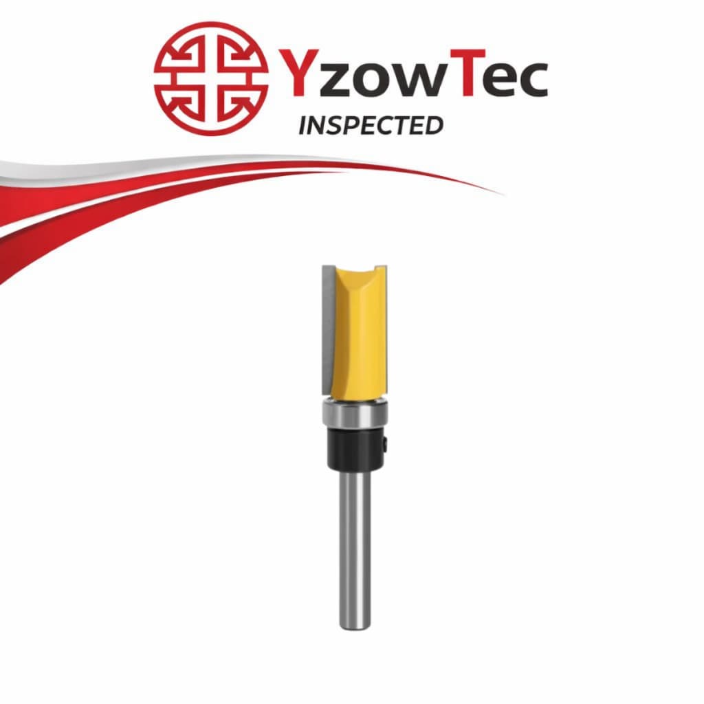 Fresa Reta Rolamento Paralela 25mm Haste 6mm Tupia Yzowtec