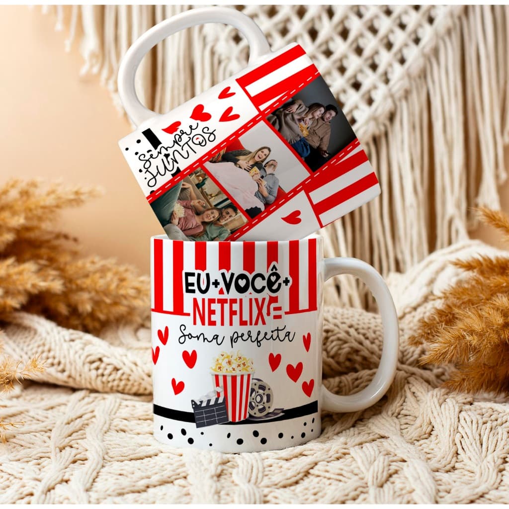 1 Caneca cêramica Personalizada com foto Dia dos Namorados Presente - Vários Modelos