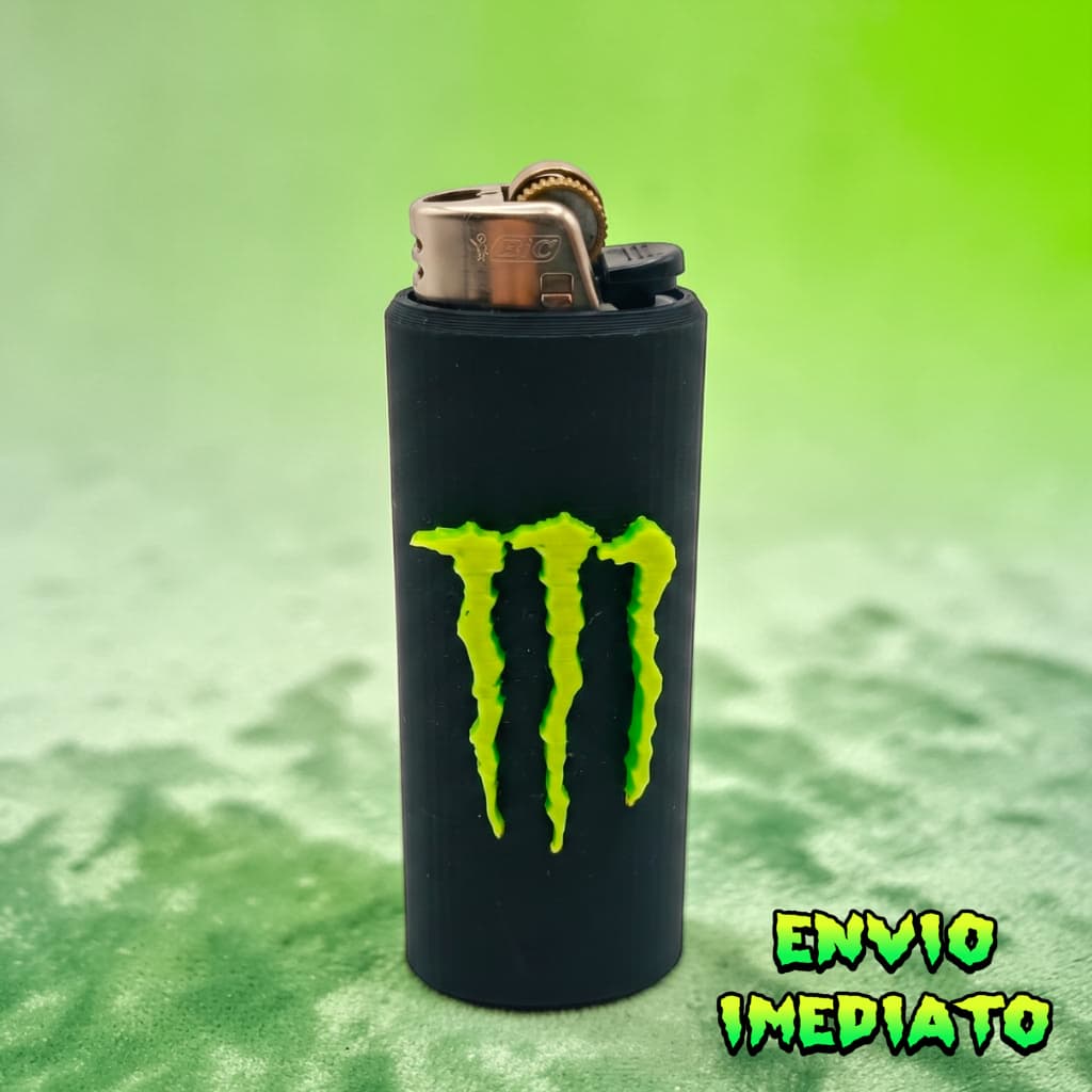 Capa temática Monster para Isqueiro Bic Grande