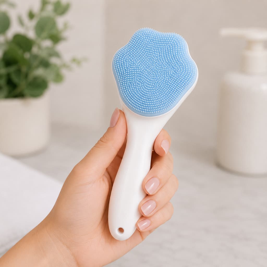 Escova Facial Silicone Limpeza Facial e Cuidados com a Pele Skincare Massagem Remove Impurezas
