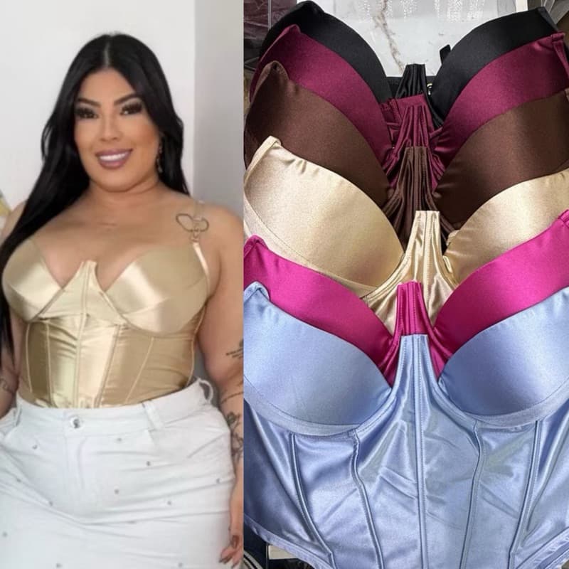 Cropped Corselete Corselet Plus Size Moda Gringa Moda Blogueira G1