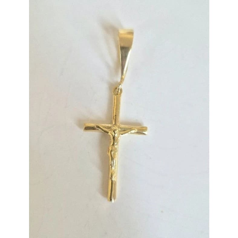 PINGENTE DE MOEDA ANTIGA CRUCIFIXO