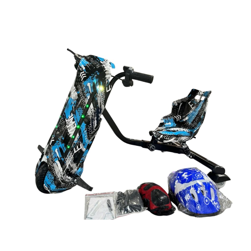 Triciclo Elétrico Drift Infantil LED 350W 3 Velocidade Bluetooth