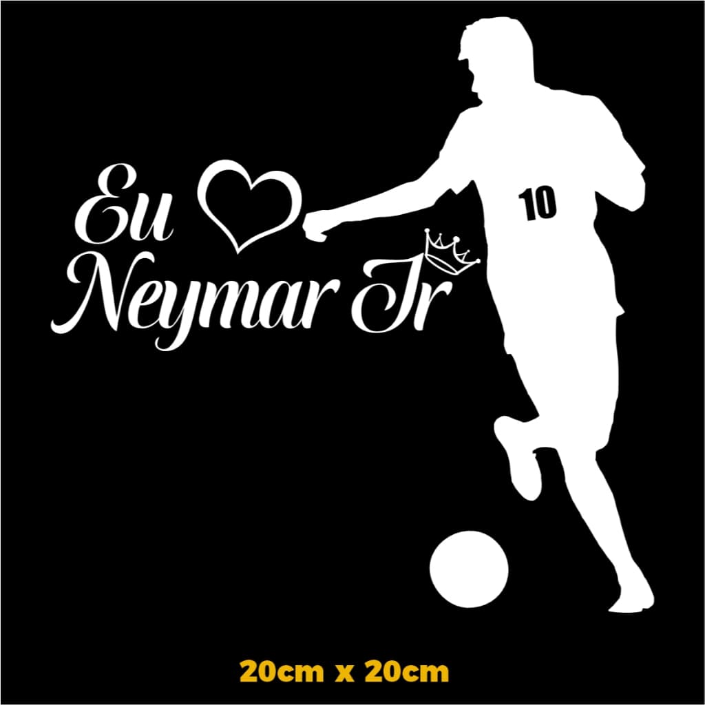 Figurinha adesivo neymar jr para decoraçao em parede de quarto sala