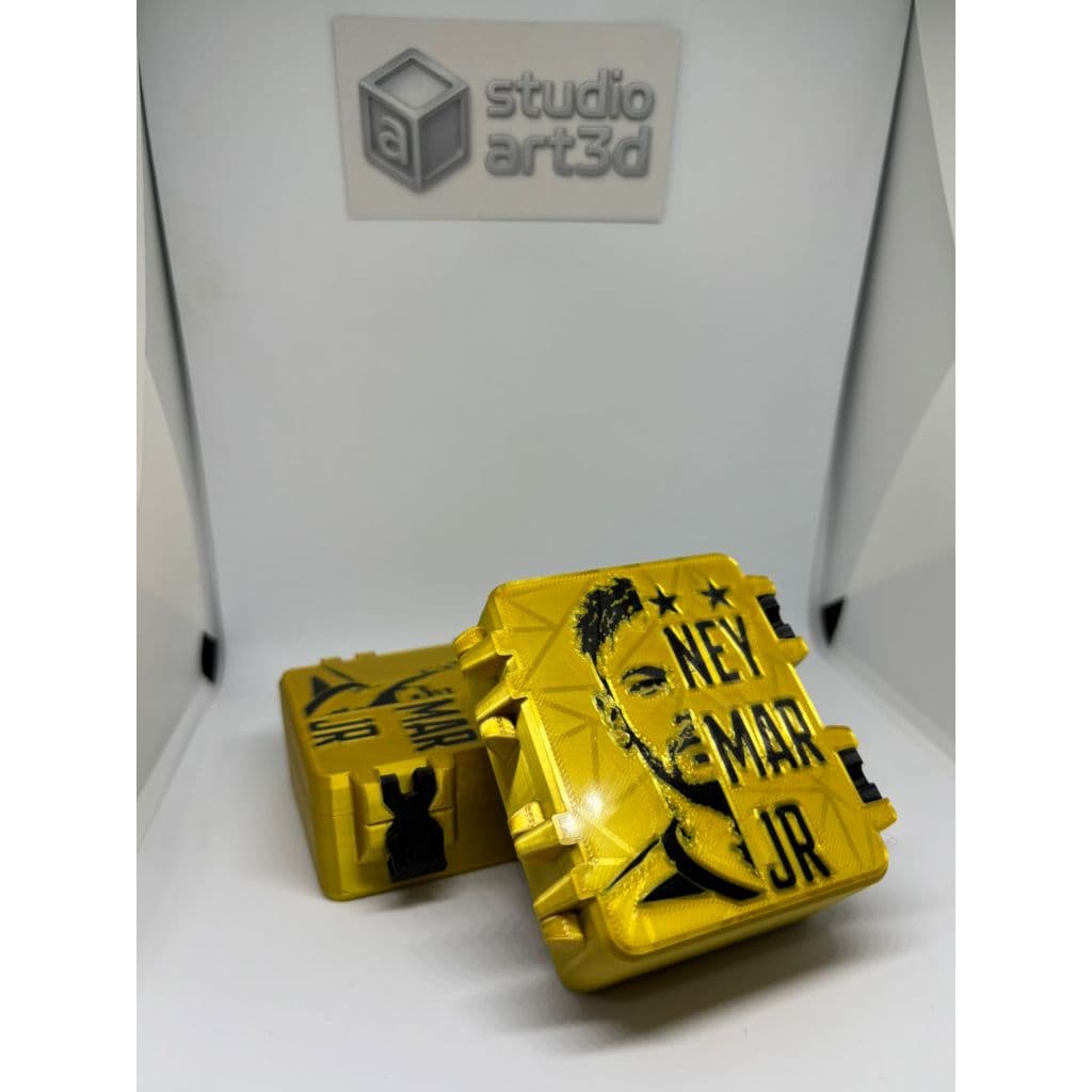 Caixa Porta Figurinhas Copa 2026 Neymar Organizador Álbum Futebol Até 500 Figurinhas