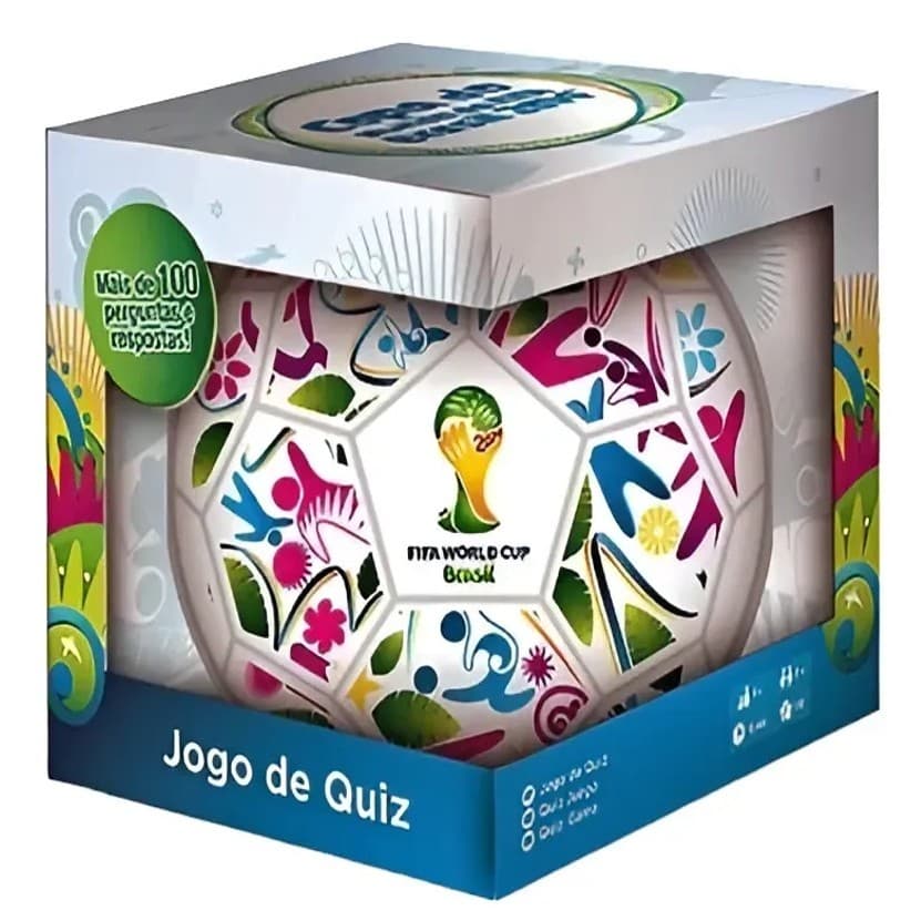 Jogo de Quiz Copa do Mundo 2014 Copag – Embalagem Bola Exclusiva