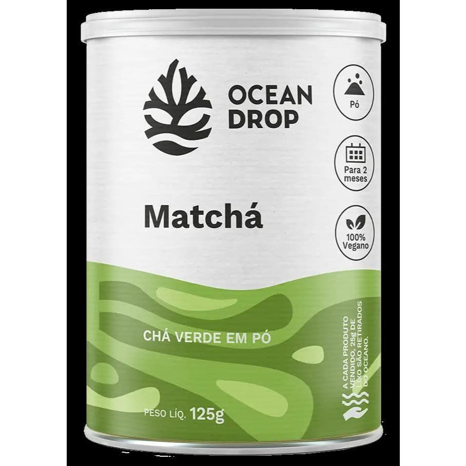 Matchá | Ocean Drop | 125g | Chá Verde Solúvel