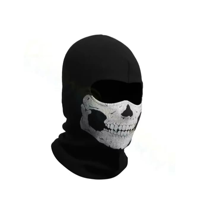 Touca Balaclava Ninja Caveira - Conforto e Versatilidade com Material Macio