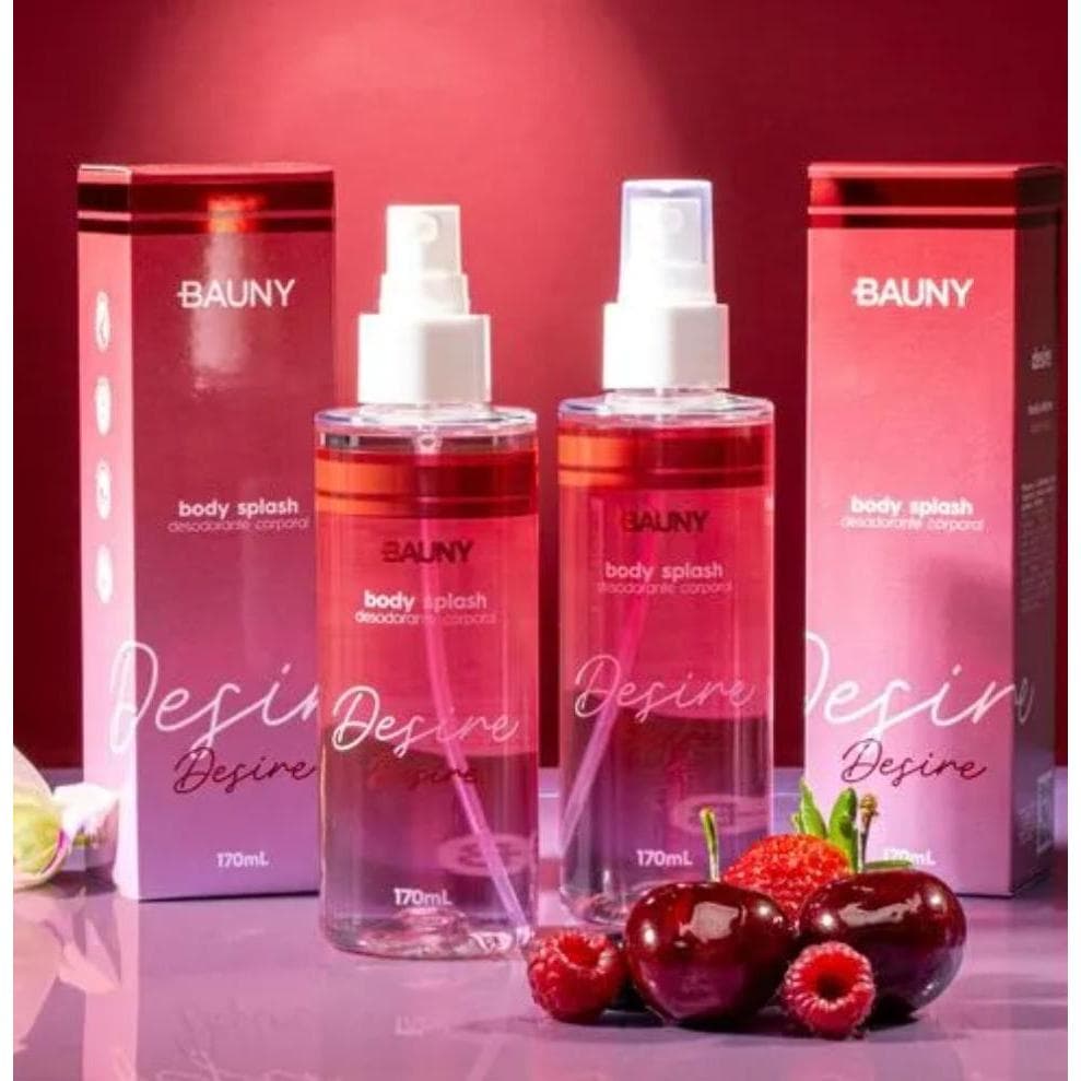 Bauny Body Splash 3 Fragância escolha a sua 170ml