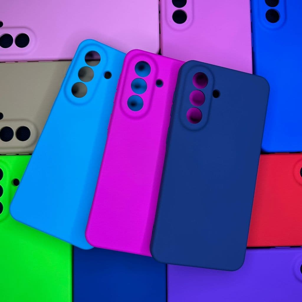 Capa Samsung Galaxy A57 Capinha Silicone Aveludada + Película 3D Kit Proteção