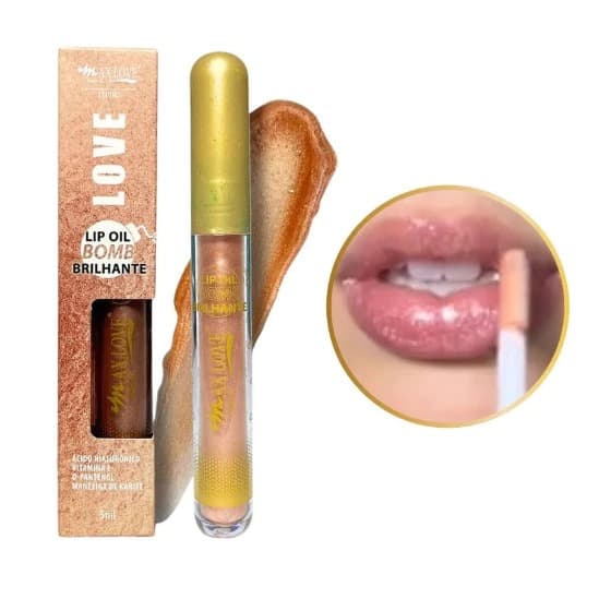 Lip Oil Bomb Max Love com Hidratação Profunda para Lábios