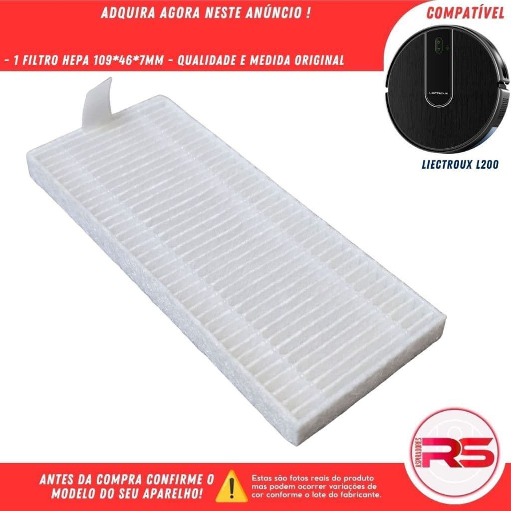 Filtro Hepa para Robô Aspirador LIECTROUX L200