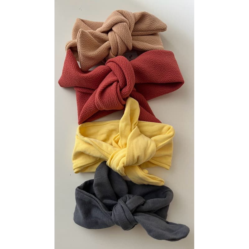 Kit com 4 Faixas de Cabelo RN-6 meses Menina | Bandanas de Cabelo de Bebê