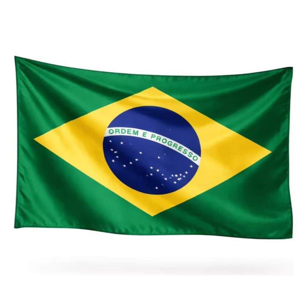 Bandeira Grande Do Brasil 1,60MT X 92CM Para Copa Do Mundo