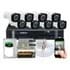 Kit Cftv 8 Câmeras Infra Hd Segurança Dvr Intelbras 8 Canais