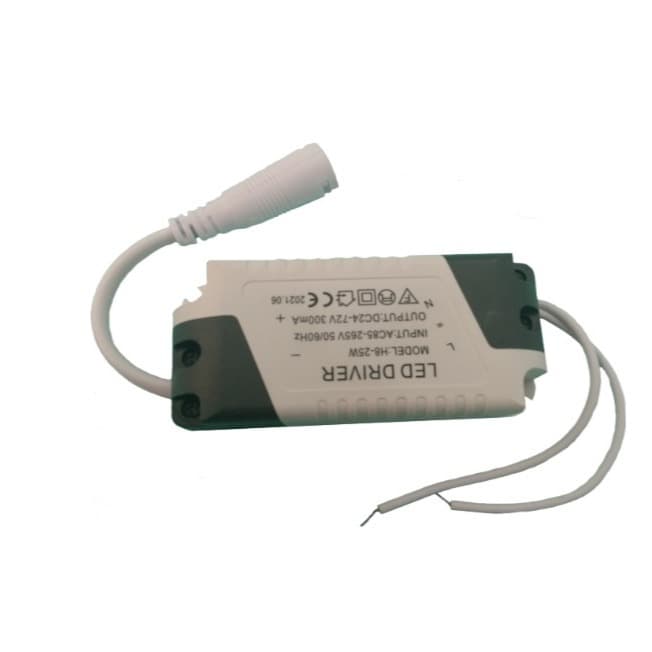 Driver LED Bivolt 8W a 25W Fonte Alimentação para Painel Spot LED