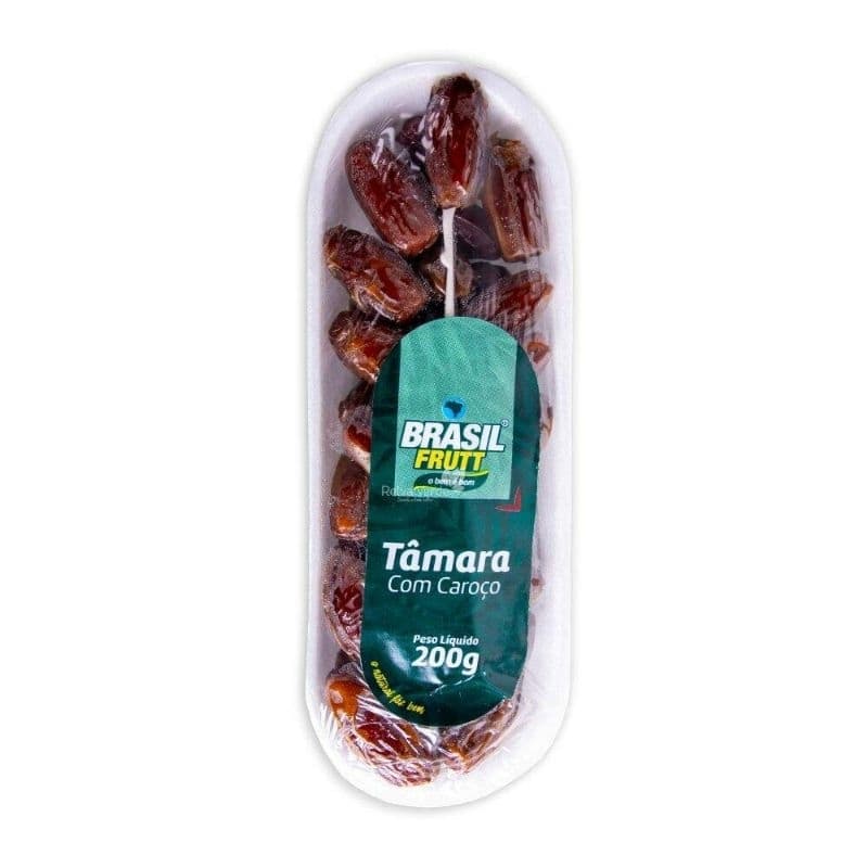 Tâmara Fruta Desidratada 200gr Embalada Brasil Frutt