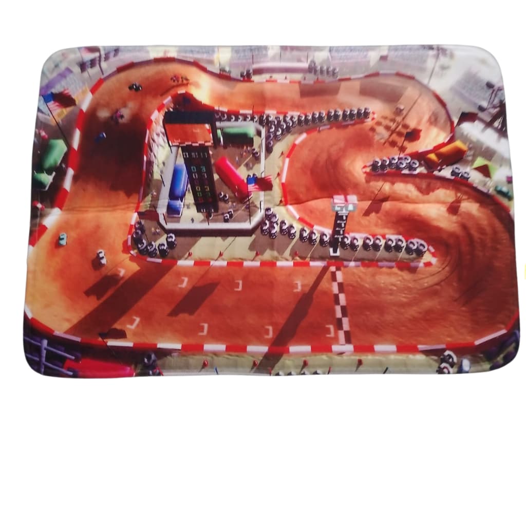 🏎️ Trocador de Fraldas Portátil - Pista de Corrida (58x41 cm)