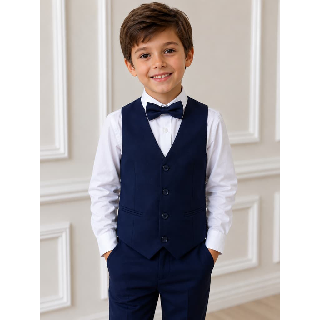 Colete Social Infantil Alfaiataria Premium Diversas Cores