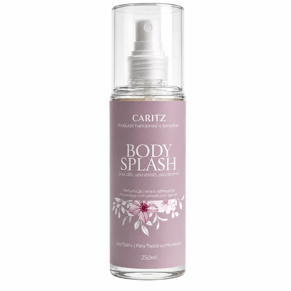 Body Splash Feminino Vegano 200ml Fragrância Floral Rosé
