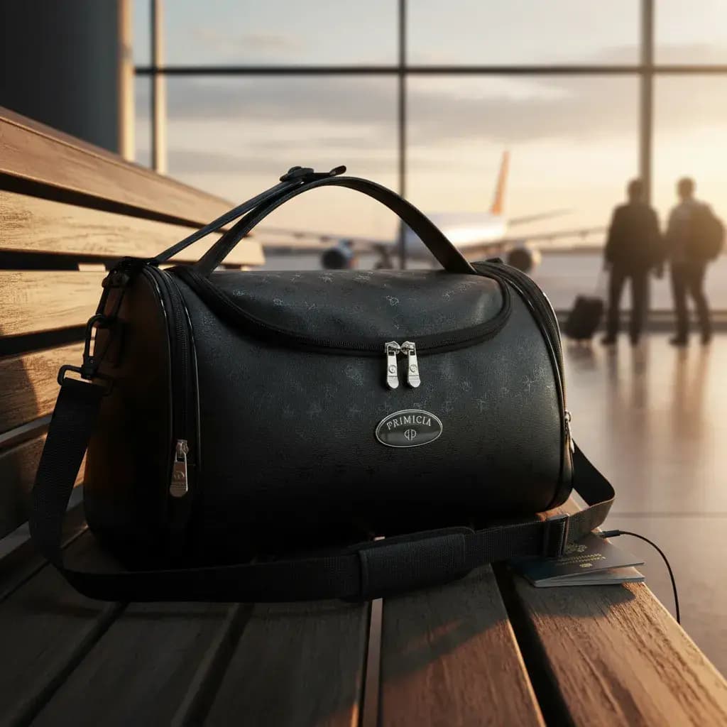 Frasqueira Bolsa Sacola de Viagem Graphis Luxor Primicia Preta Emborrachada Resistente a Agua 7004019