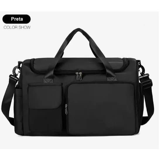 Bolsa Academia Feminina Viagem Mala Mão Porta Tênis Impermeável 26L