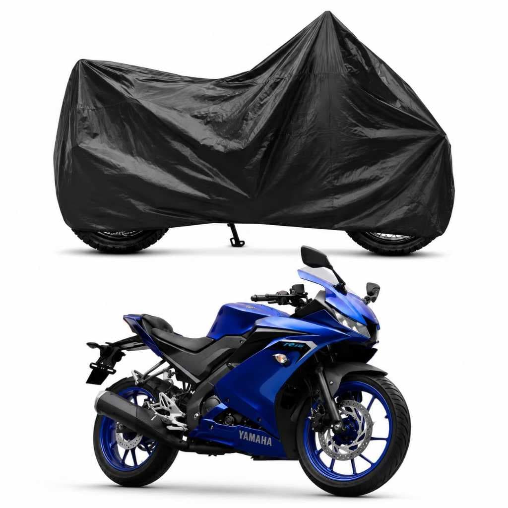 Capa Cobrir Moto Couro 100% Forro Algodão Yamaha R15