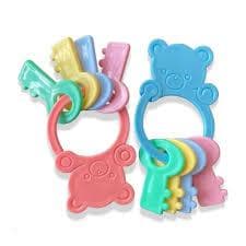 Mordedor Urso Com Chaves Para Bebes - ZG069 Novos E De Qualidade