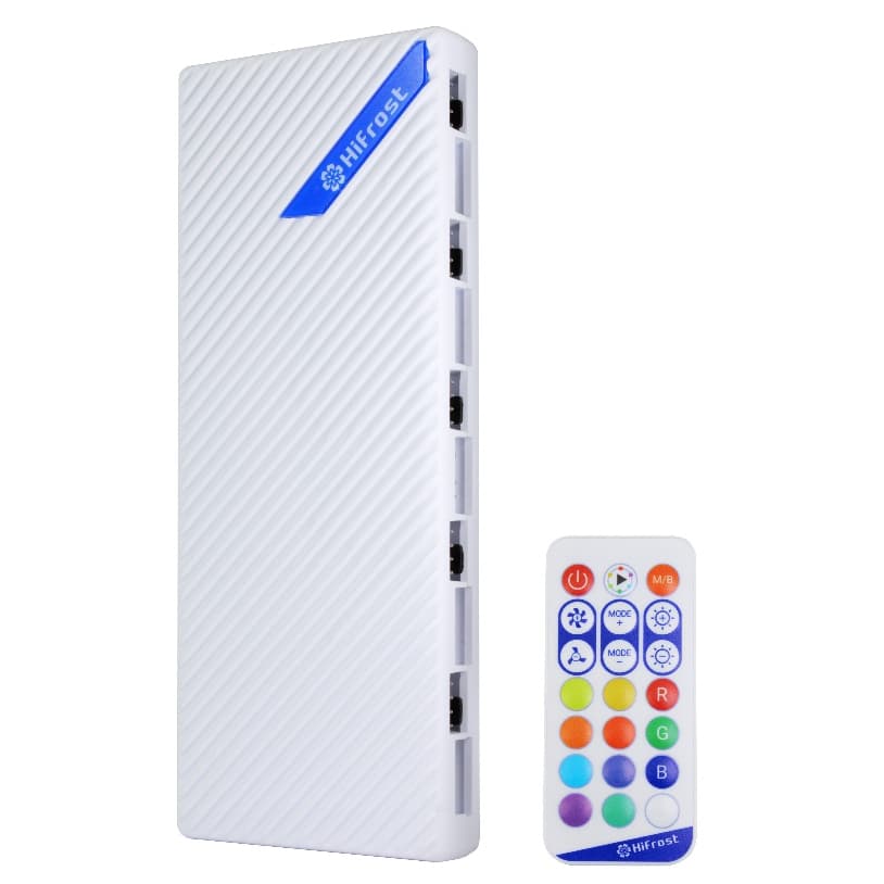 Controladora E Hub Argb 5v 3 Pinos E Pwm Hifrost 10 Fans
