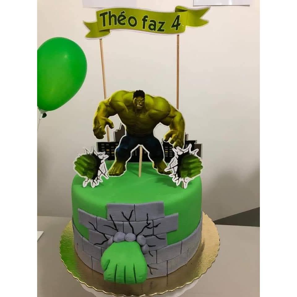 Topo de bolo personalizado 3d com seu tema