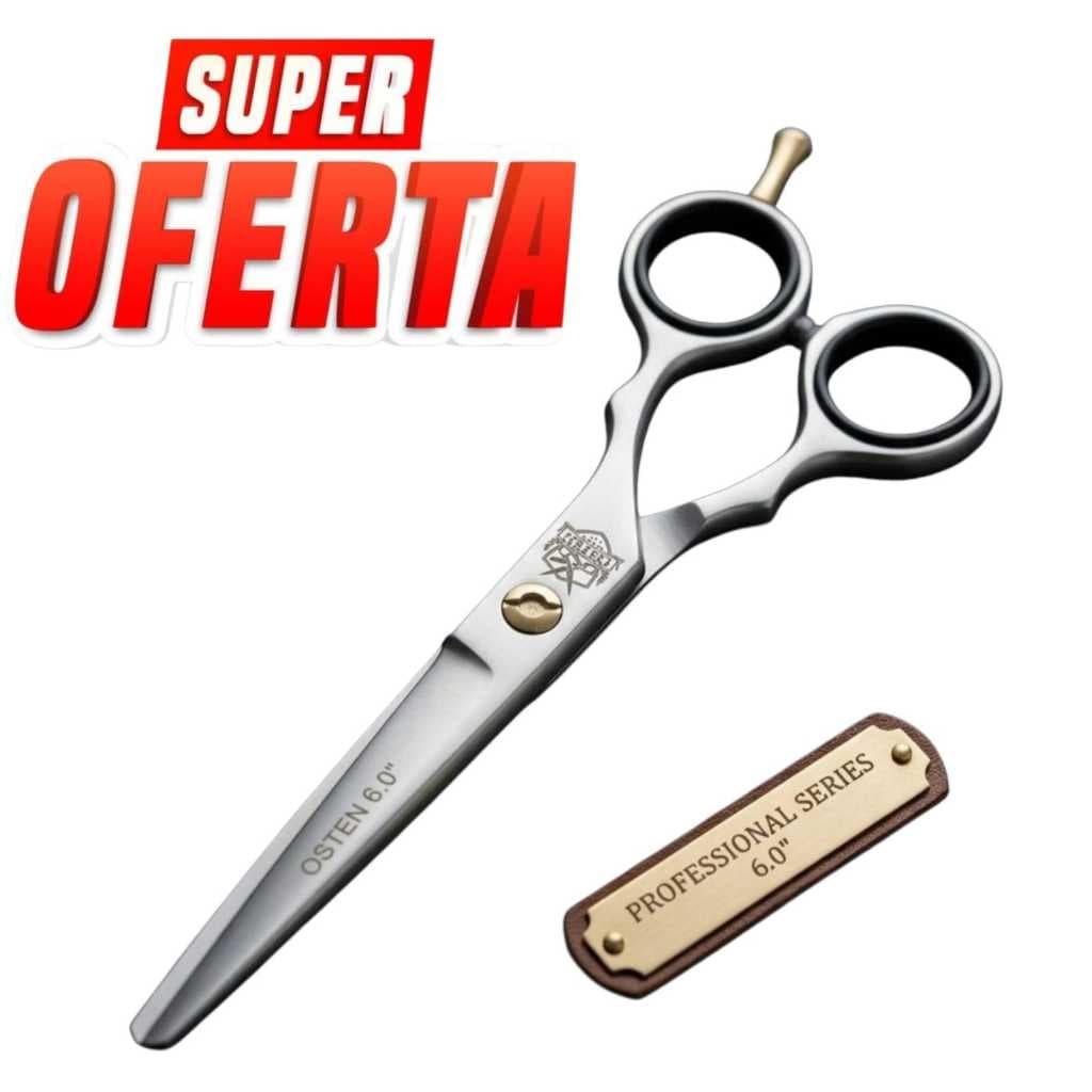Tesoura Para Cortar Cabelo Fio navalha 5.5 polegadas  Barbeiro Profissional Cabeleireiro