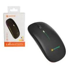 Mouse Sem Fio Rgb 2.4ghz + Bluetooth Pei-me01 Peining Preto
