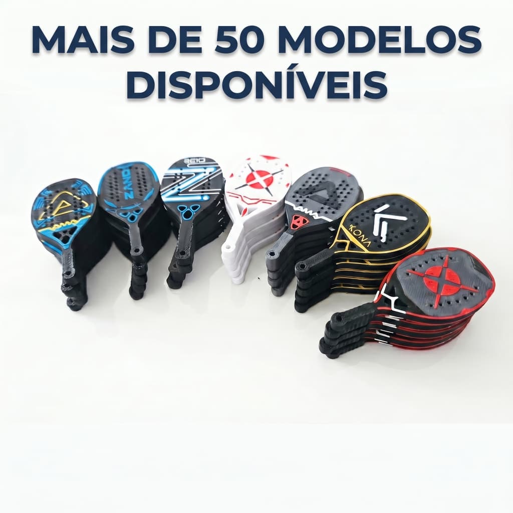 Chaveiro Raquete Beach Tennis 3D