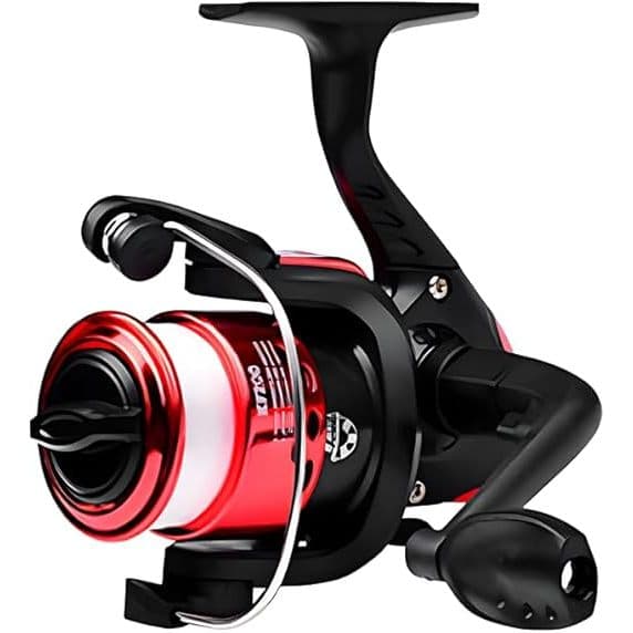 Molinete De Pesca Giratório Alumínio CNC 5.2:1 Leve Vermelho