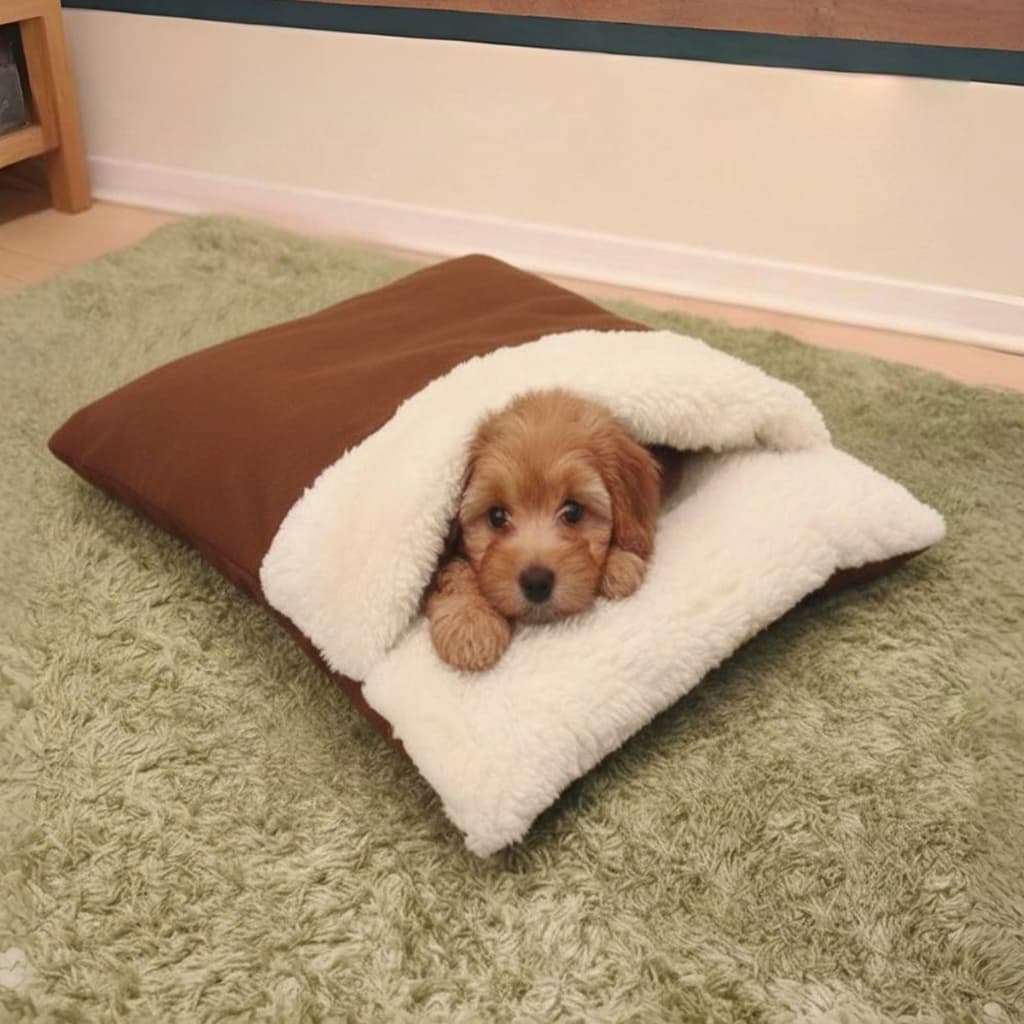 Caminha Pet Com Saquinho de Dormir Quentinho Canguru Para Cães e Gatos
