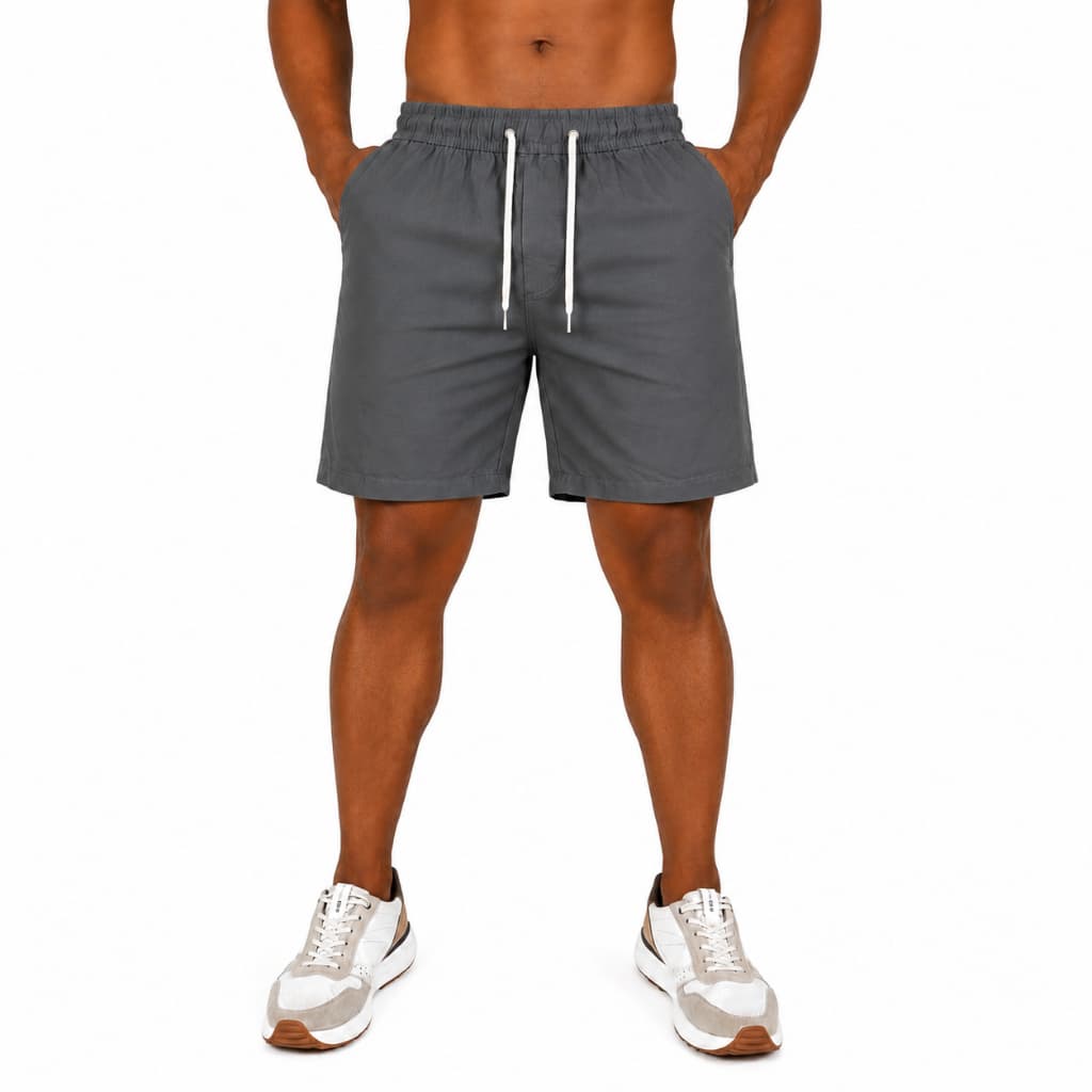 Short Sarja Masculino Estilo Mauricinho Qualidade Premium Confortável | Logo Bordada | Envio Imediato