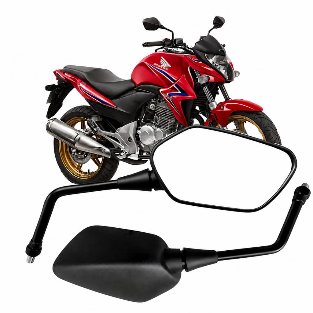 Par Retrovisor Honda Cb300r Cb300 Xre Cg Start Fan Titan 160 Modelo Original